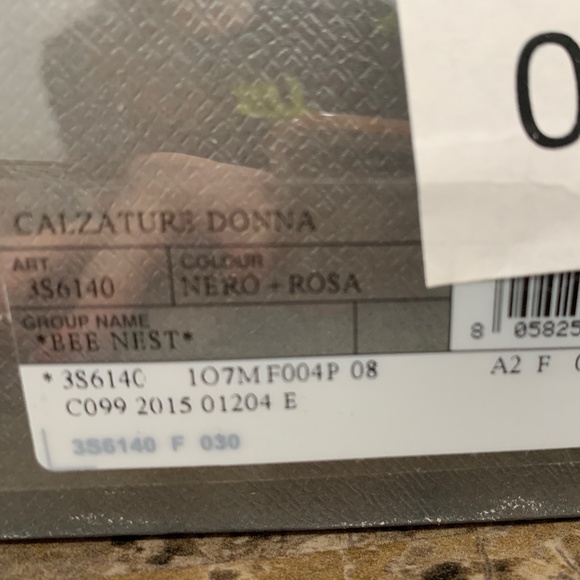 PRADA Women's Black/Pink Neoprene Honeycomb Sneake - Picture 10 of 11